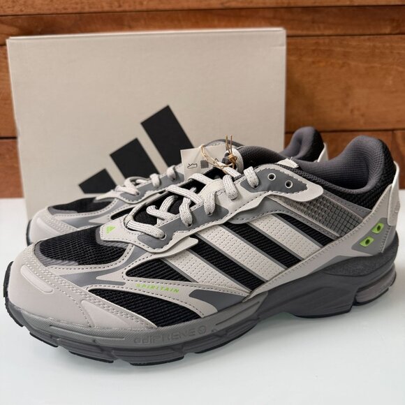 Adidas SPIRITAIN 2000 Athletic Sneakers Shoes Mens Sz 11 Core Black/Grey ID5410 - Picture 7 of 9